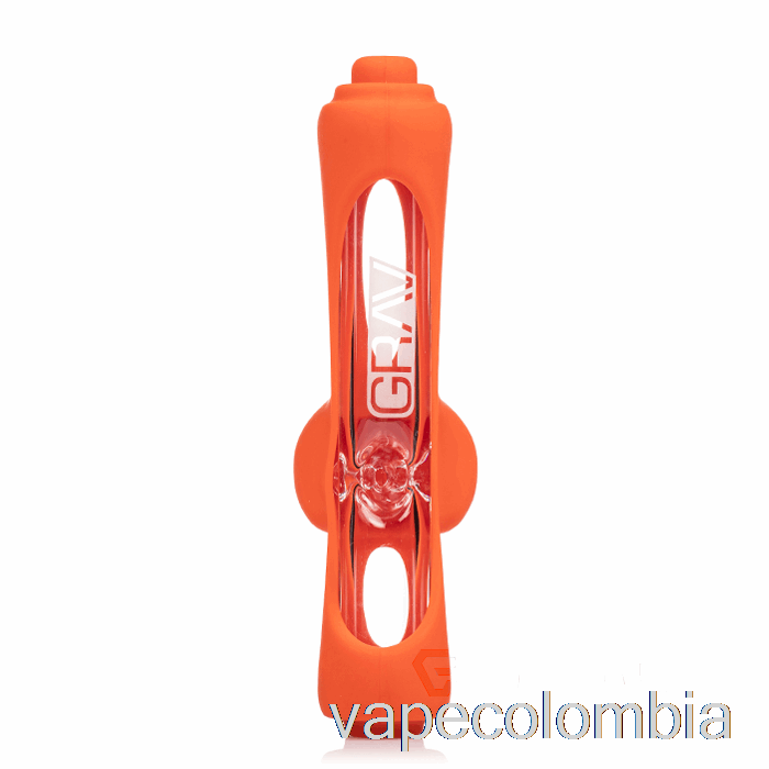Vape Kit Completo Grav Mini Apisonadora Con Piel De Silicona Naranja Escarlata